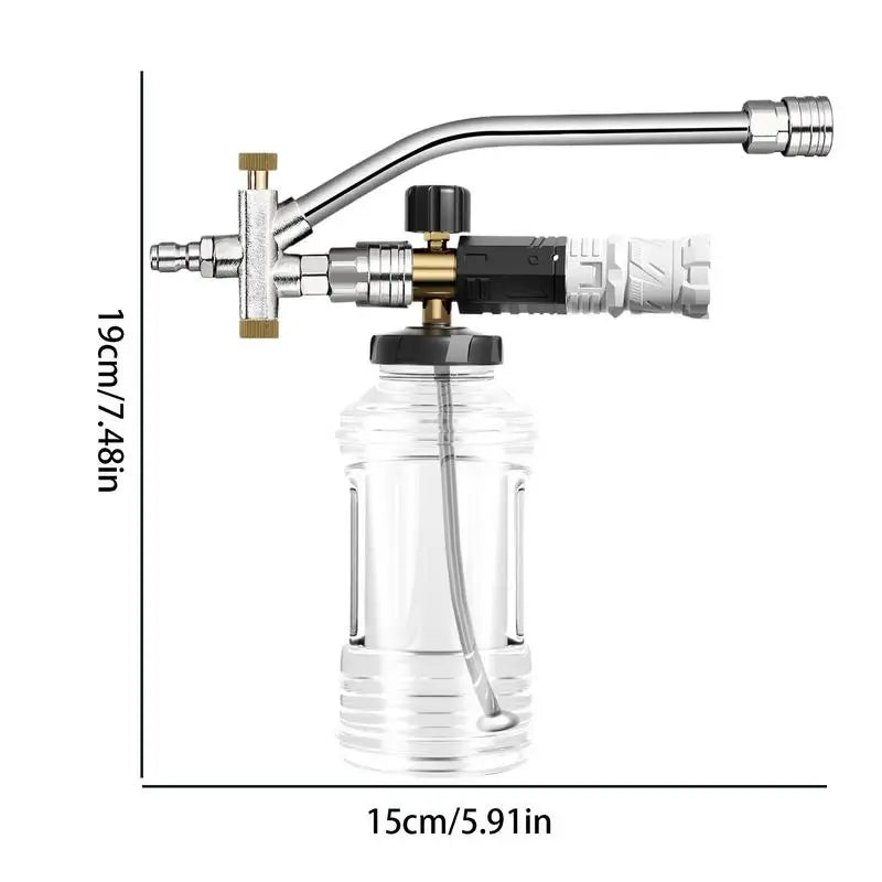 Foam Car Wash Sprayer Car Soap Sprayer Spray Nozzle Pressure Attachment Kit Adjustable Mode For Truck Outdoor Lawn House Car