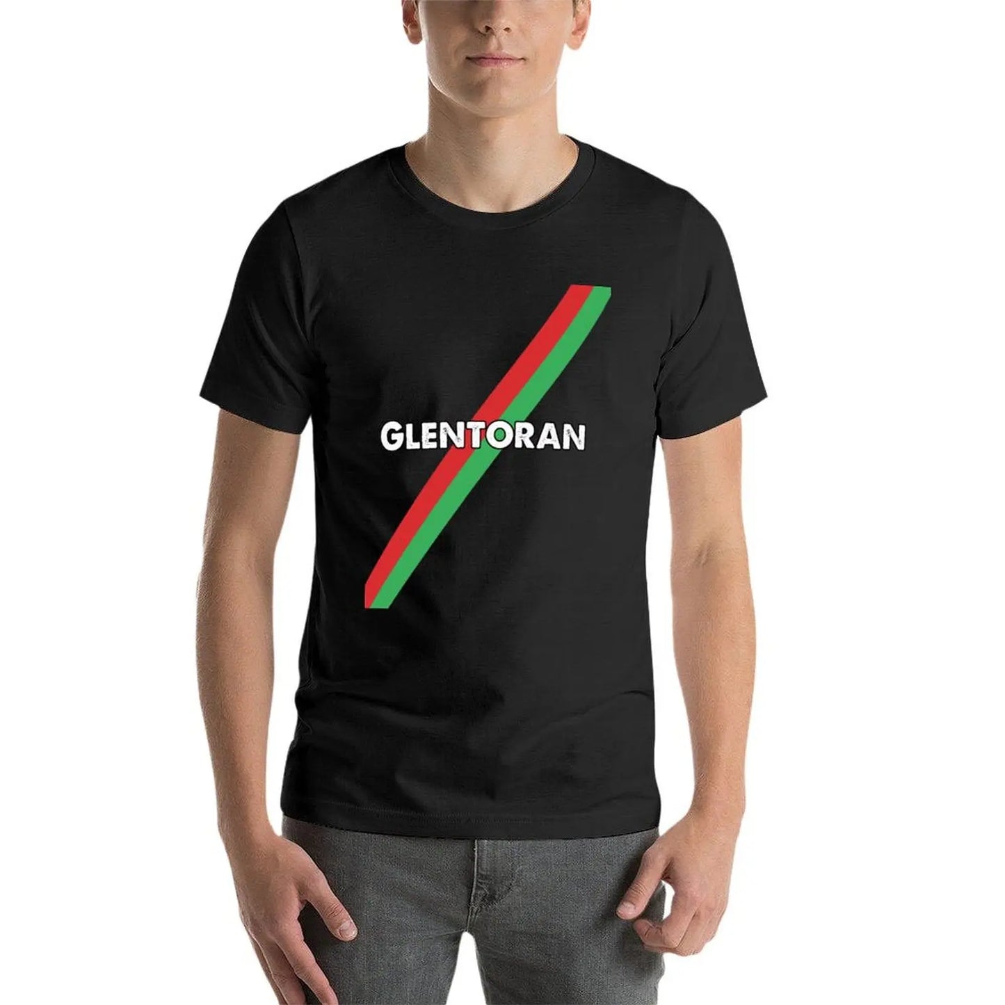 Glentoran-Camiseta vintage para niños y hombres, ropa vintage, blusa de verano, camisetas gráficas blancas