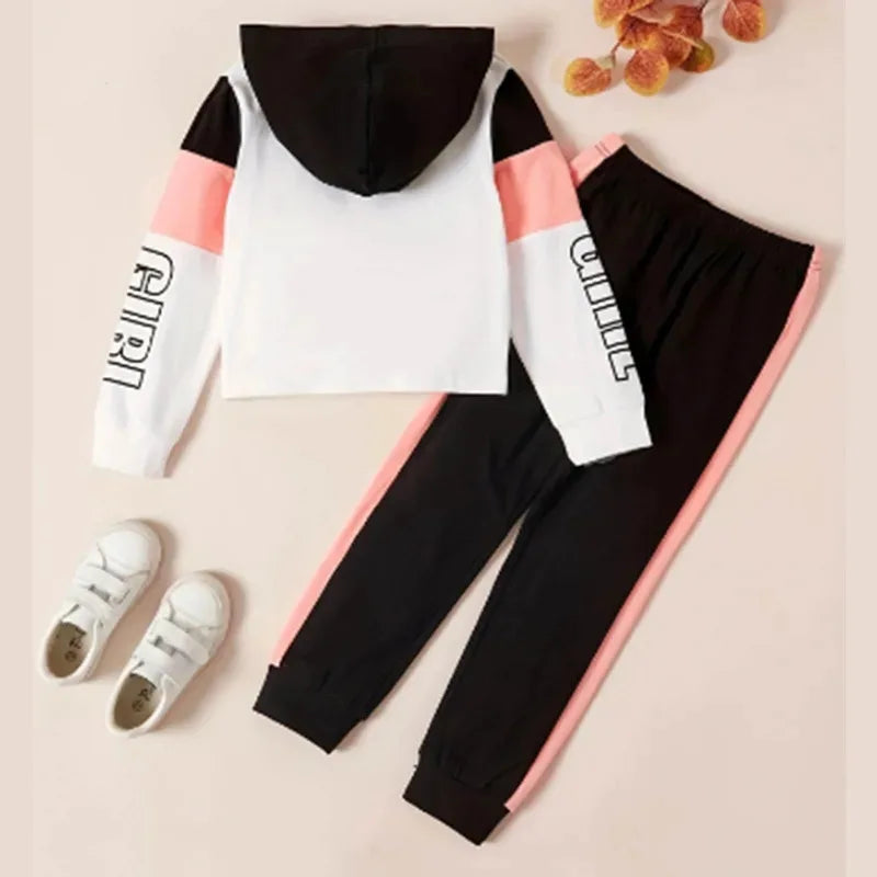Baby Outfit Set Toddler Baby Girl Clothes Long Sleeve Tie Dye Hoodie Sweatshirt Jogger Pants Hooded Clothing Set Ropa NiñO