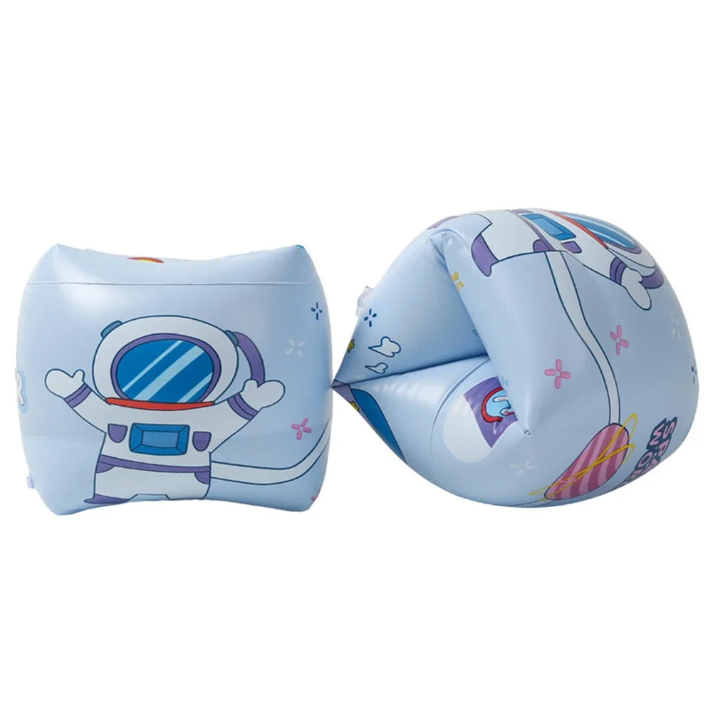 Cute Arm Floaties Inflatable Swim Floater Sleeves PVC Swimming Arm Float Rings Safe for Kids Toddlers and Adults