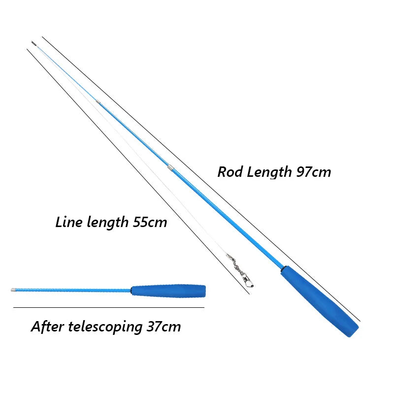 Fish Rod Shape Cat Teaser Stick and Insect Bait Funny Kitten Interactive Toys Pet Accessories for Cats mascotas jouet pour chat