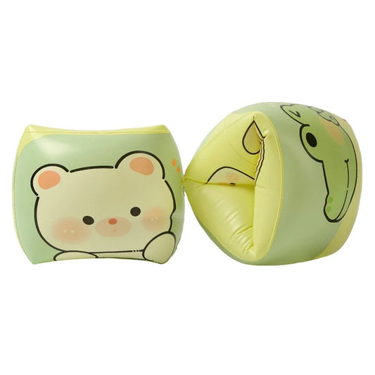 Cute Arm Floaties Inflatable Swim Floater Sleeves PVC Swimming Arm Float Rings Safe for Kids Toddlers and Adults