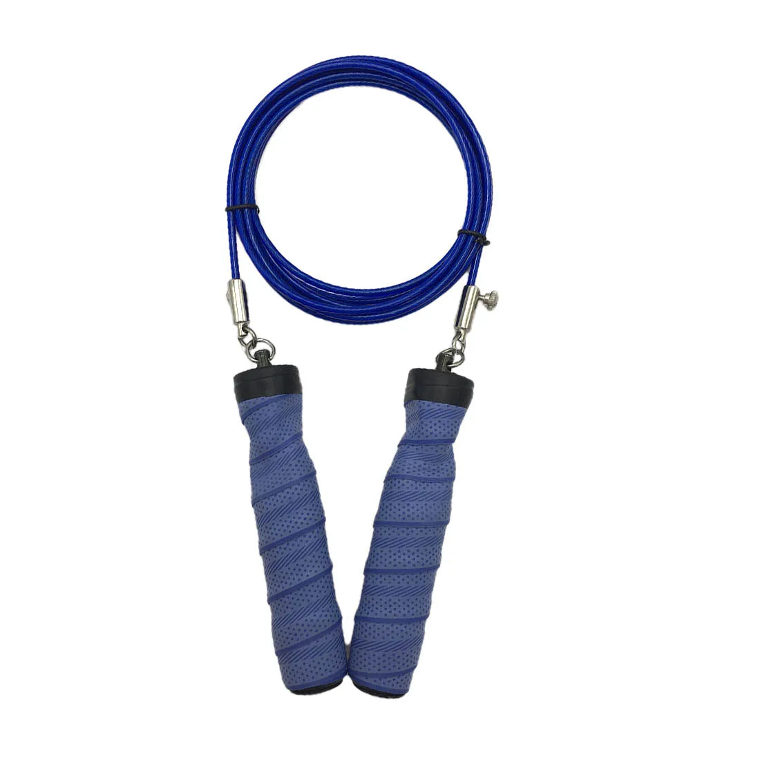 Steel Wire Heavy Jump Rope Speed Fitness Rope Solid PVC Rubber Coating Bearing High Speed Cable