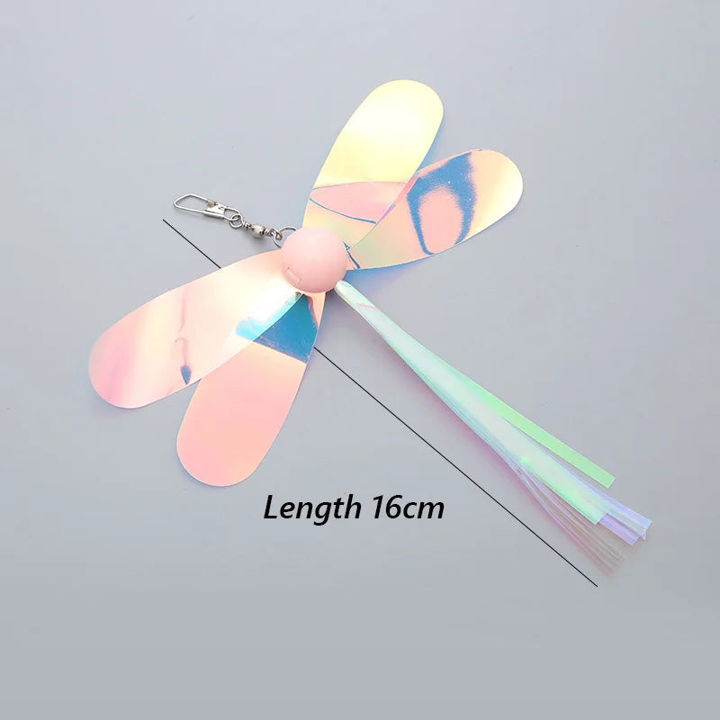 Fish Rod Shape Cat Teaser Stick and Insect Bait Funny Kitten Interactive Toys Pet Accessories for Cats mascotas jouet pour chat
