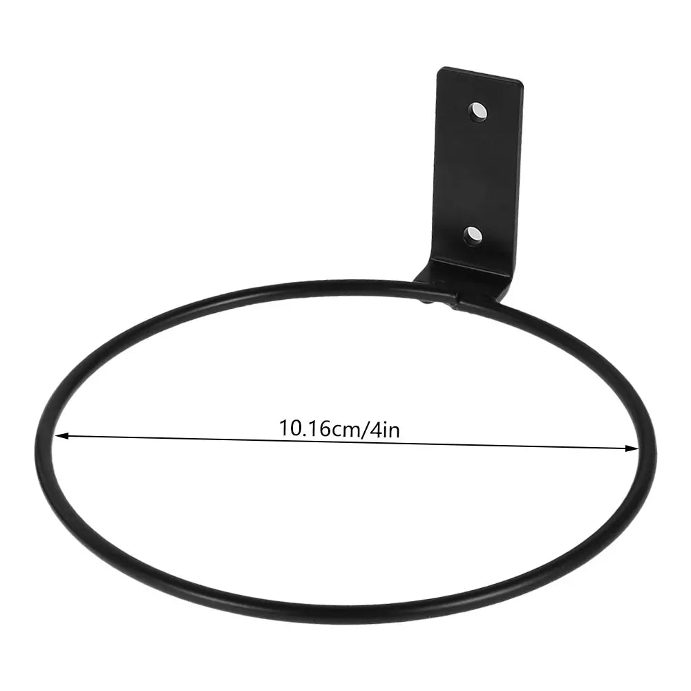 Flower Pot Trays Wall Mounted Pot Ring Holder Metal Planter Hooks Hangers Wall Bracket Plant  storage rack Garden