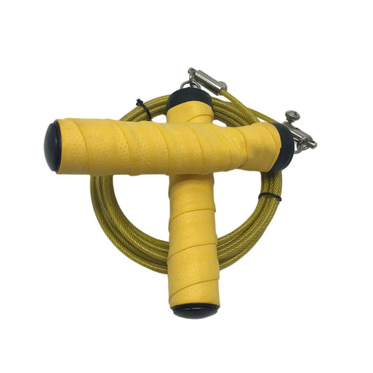 Steel Wire Heavy Jump Rope Speed Fitness Rope Solid PVC Rubber Coating Bearing High Speed Cable