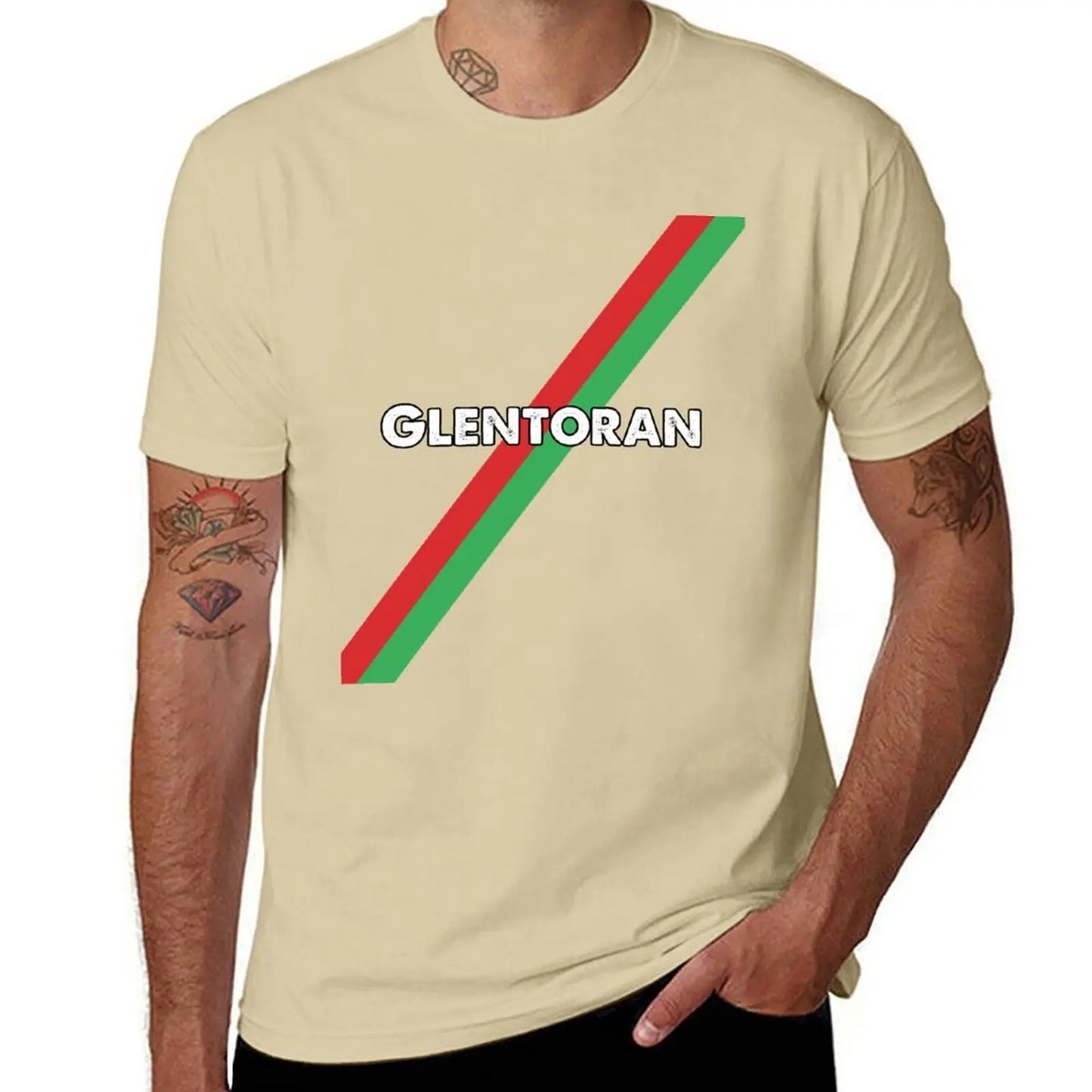 Glentoran-Camiseta vintage para niños y hombres, ropa vintage, blusa de verano, camisetas gráficas blancas
