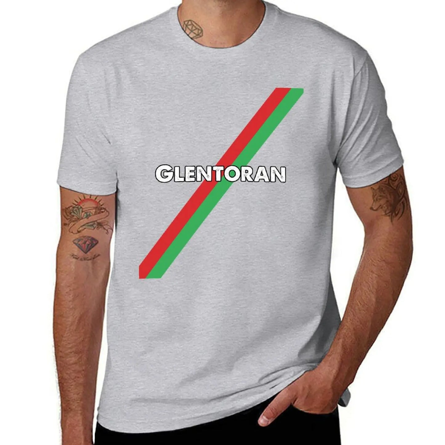 Glentoran-Camiseta vintage para niños y hombres, ropa vintage, blusa de verano, camisetas gráficas blancas
