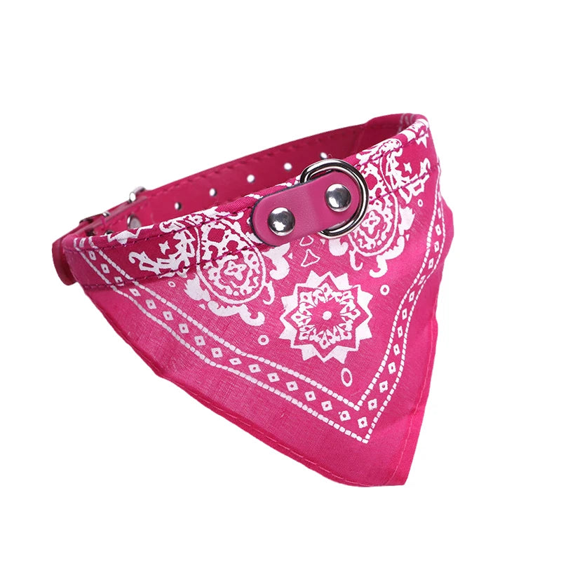 Cheaper Cat Dog Collar Triangle Scarf for Small Medium Dogs Ethnic Print Pet Bandanas Yorkshire Gotas mascotas Grooming Products