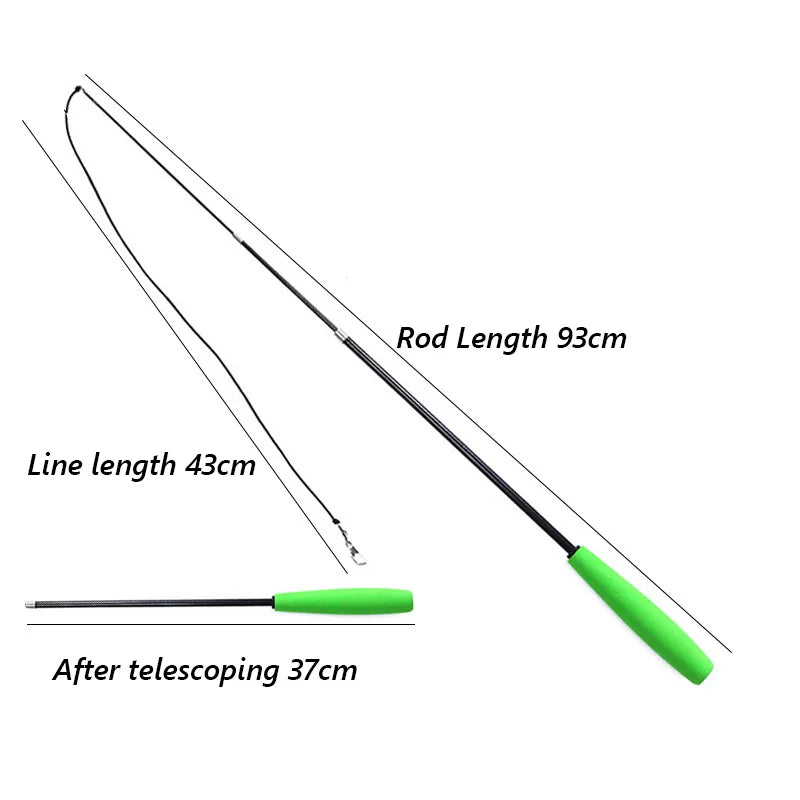 Fish Rod Shape Cat Teaser Stick and Insect Bait Funny Kitten Interactive Toys Pet Accessories for Cats mascotas jouet pour chat