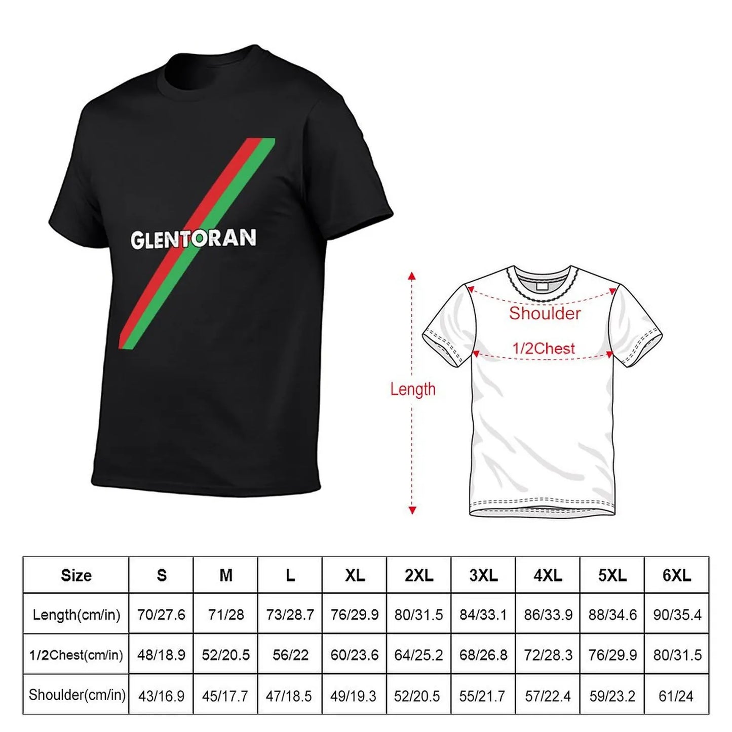 Glentoran-Camiseta vintage para niños y hombres, ropa vintage, blusa de verano, camisetas gráficas blancas